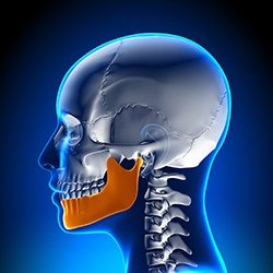 Animation of head jaw and neck