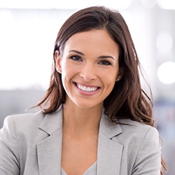 Woman with gorgeous smile