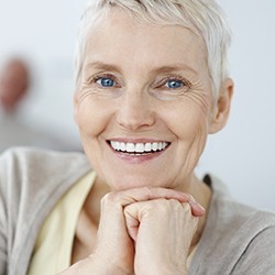 Smiling older woman