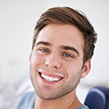 Young man with healthy smile