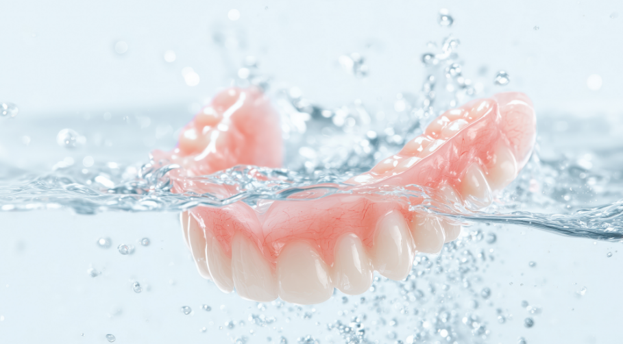 Dentures in water